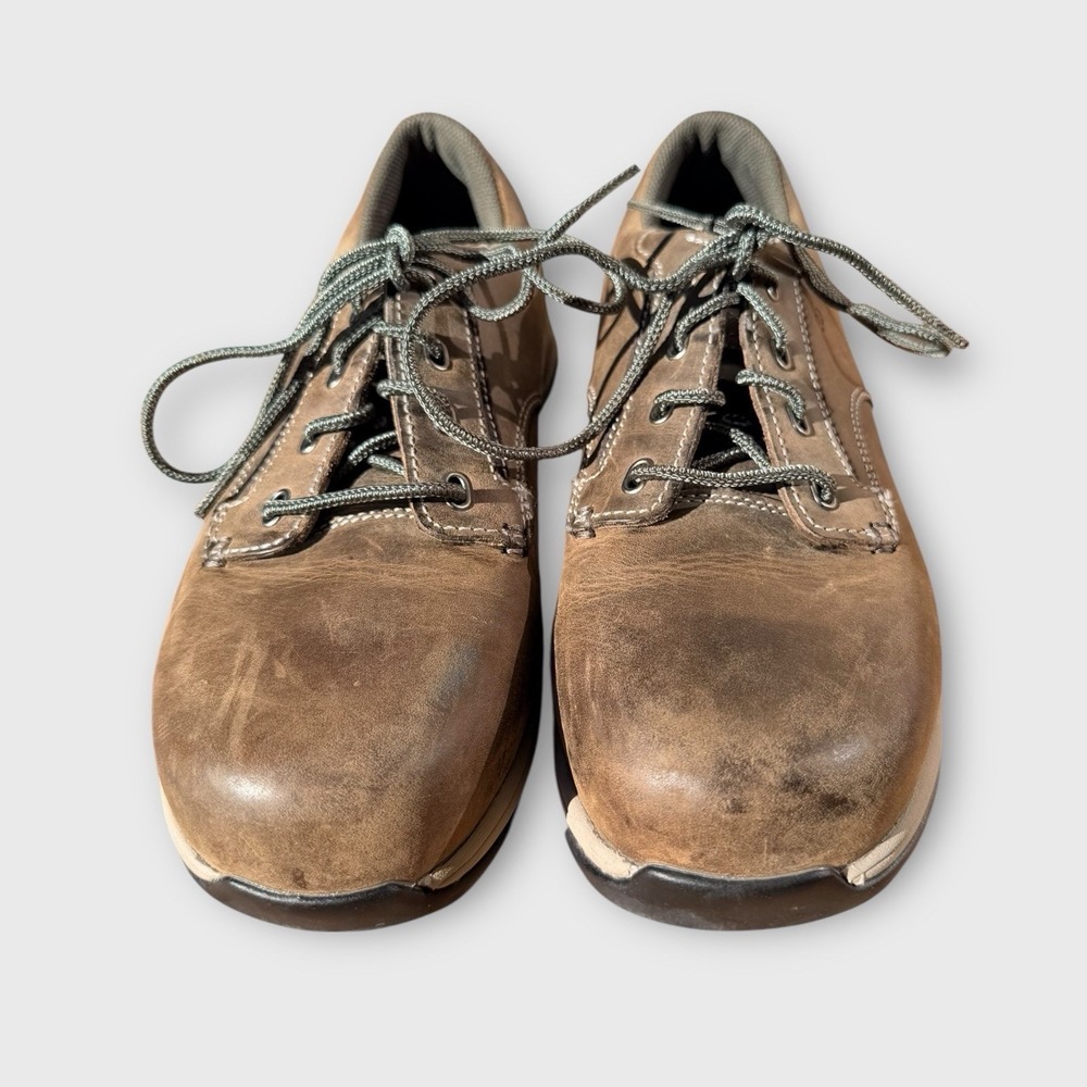 RED WING Women's Size 8 Comfort Pro Oxford Work Shoes Brown Steel Toe